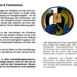 Infoheft „Smash the patriarchy save the planet“